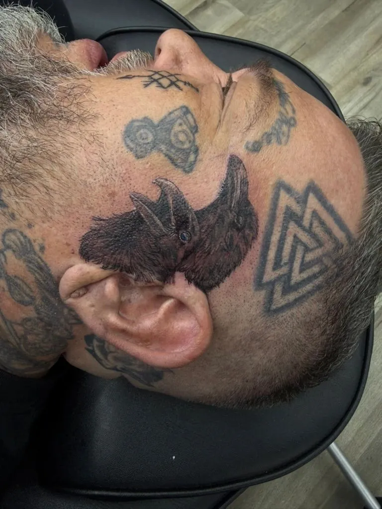 Black & Grey tattoo, Black N Blue Tattoo (g04)
