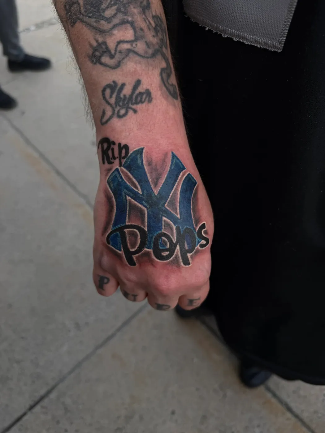Color tattoo, Black N Blue Tattoo (g15)
