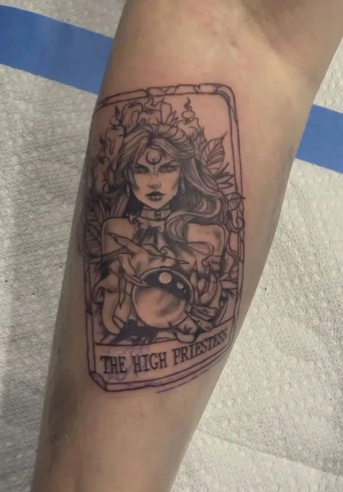 Fine Line tattoo, Black N Blue Tattoo (g19)