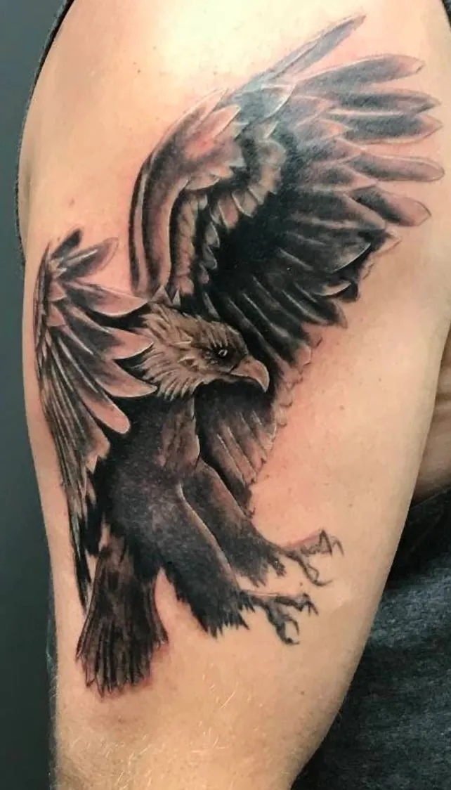 Black & Grey tattoo, Black N Blue Tattoo (g24)