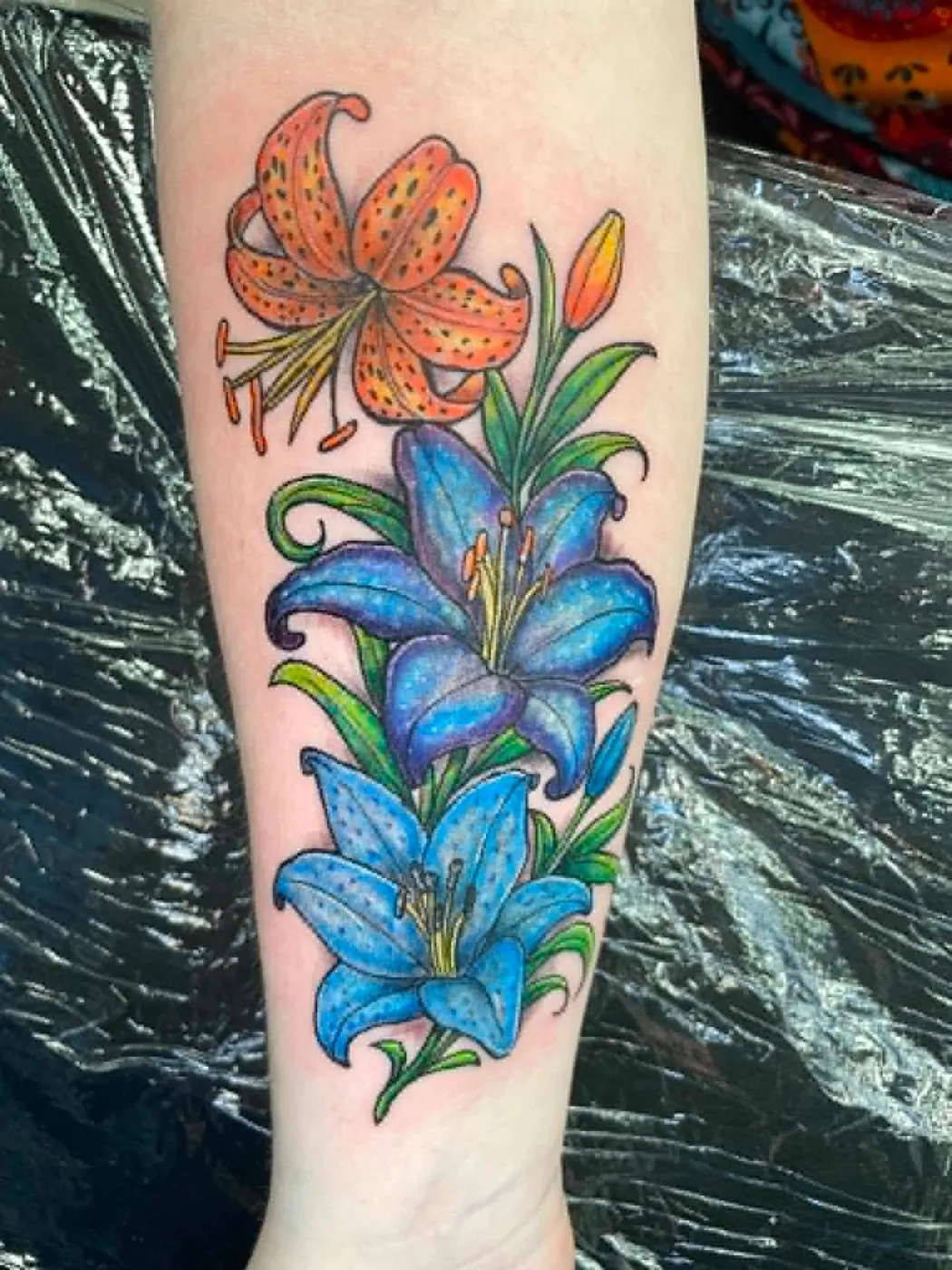 Color tattoo, Black N Blue Tattoo (g32)