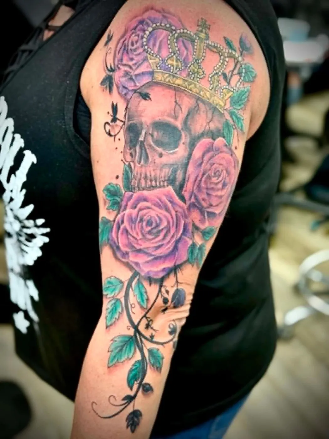 Color tattoo, Black N Blue Tattoo (g33)