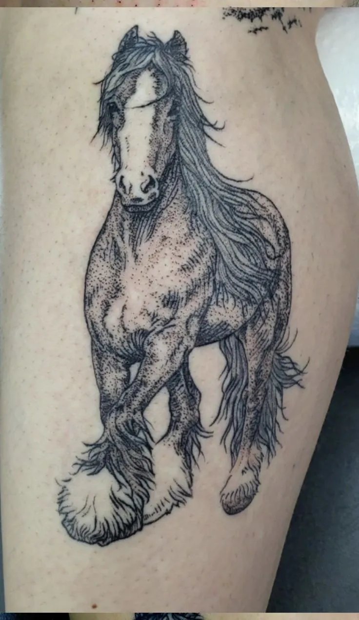 Black and grey realism cover-up
